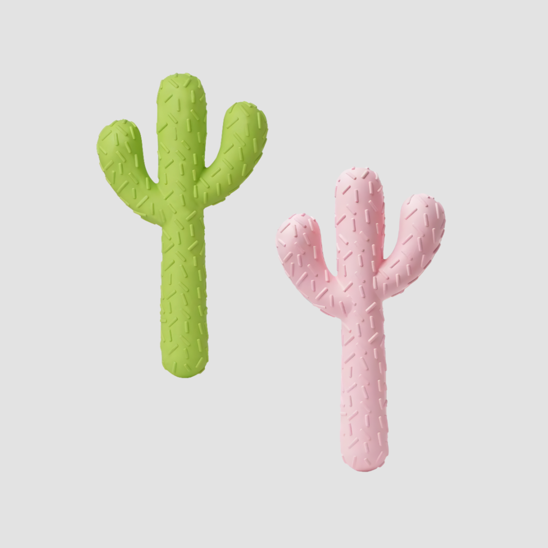 Cactus Natural Rubber Dog Chew Toy