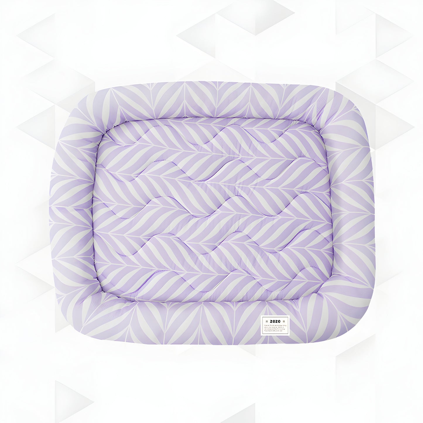 Japandi Cooling Pet Bed - Lilac